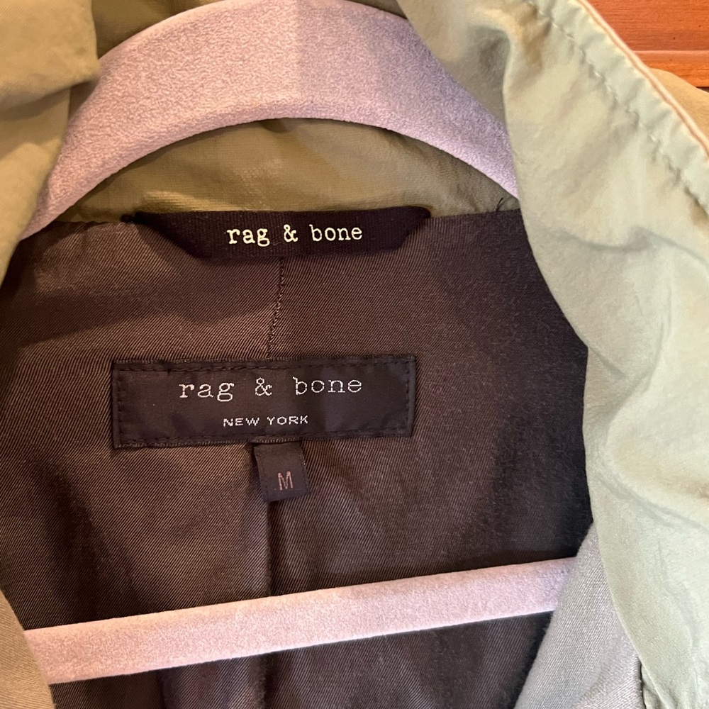 Rag & Bone Khaki Green Women’s Utility Jacket Medium - Picture 8 of 10